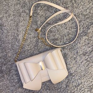 Nude Crossbody Wallet Purse